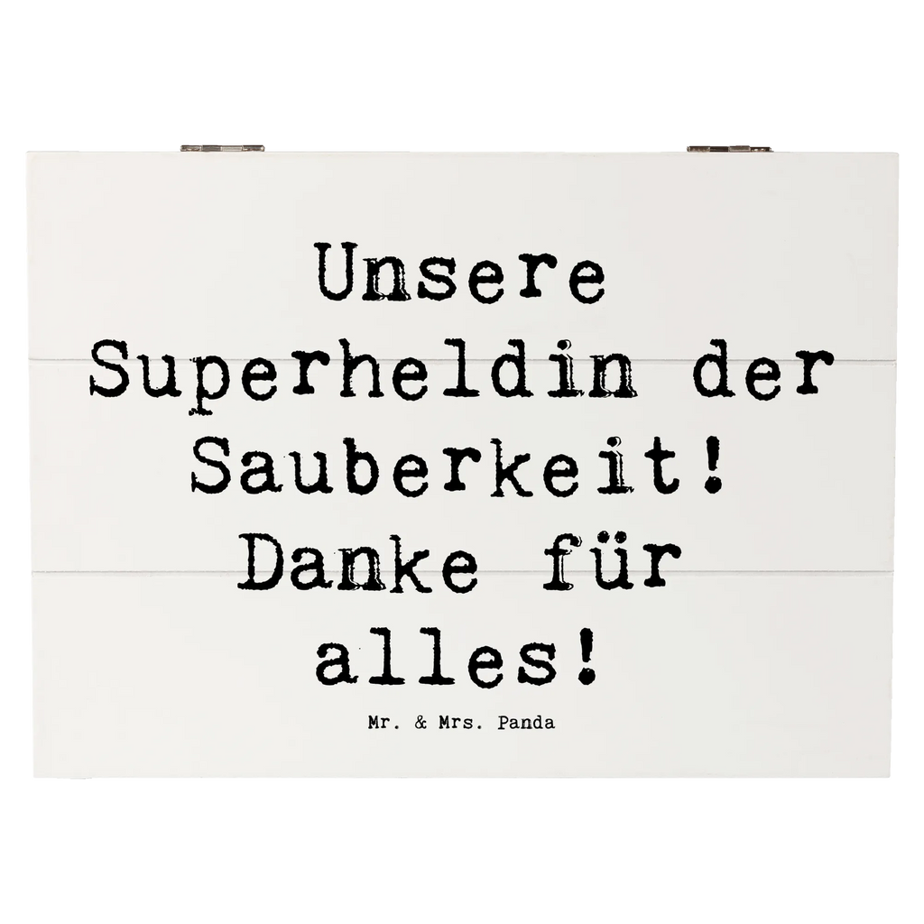 Holzkiste Spruch Putzfrau Superheldin Holzkiste, Kiste, Schatzkiste, Truhe, Schatulle, XXL, Erinnerungsbox, Erinnerungskiste, Dekokiste, Aufbewahrungsbox, Geschenkbox, Geschenkdose