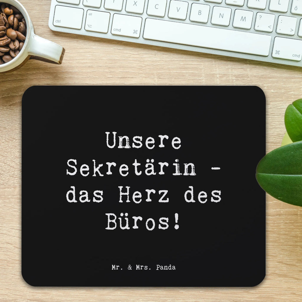 Mauspad Spruch Sekretärin Herz Mousepad, Computer zubehör, Büroausstattung, PC Zubehör, Arbeitszimmer, Mauspad, Einzigartiges Mauspad, Designer Mauspad, Mausunterlage, Mauspad Büro