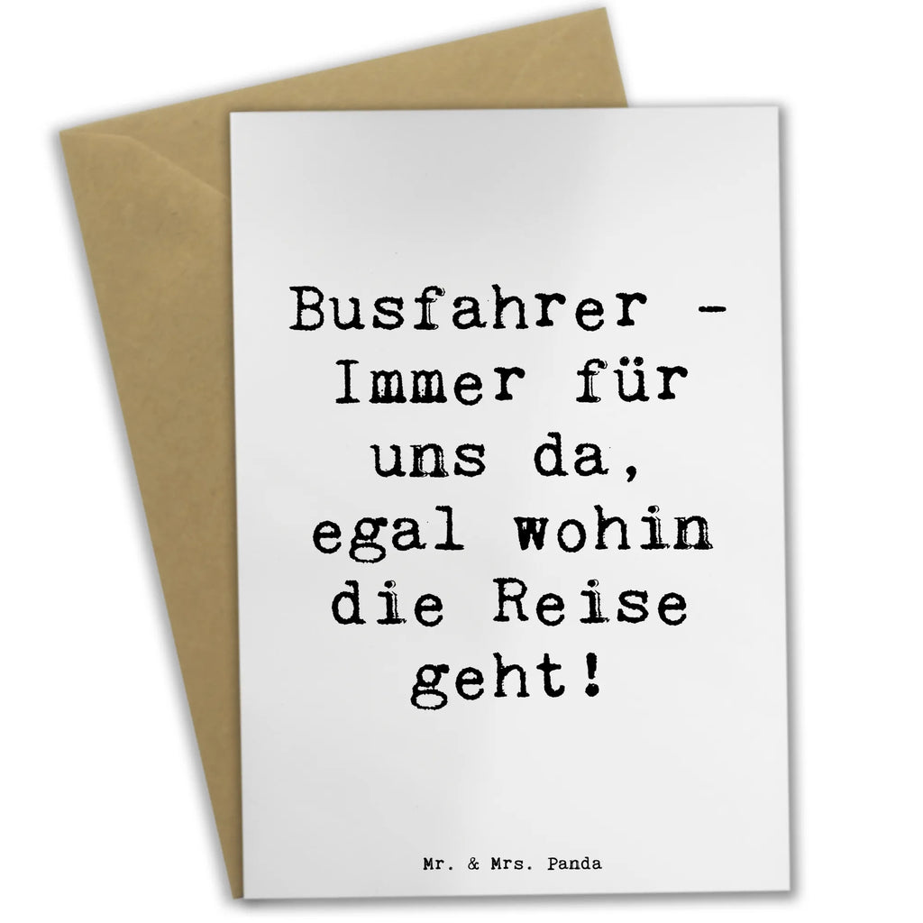 Grußkarte Spruch Busfahrer Held Grußkarte, Klappkarte, Einladungskarte, Glückwunschkarte, Hochzeitskarte, Geburtstagskarte, Karte, Ansichtskarten