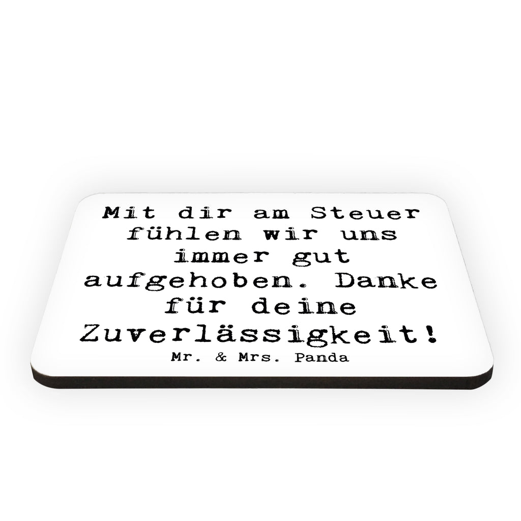 Magnet Mit dir am Steuer fühlen wir uns immer gut aufgehoben. Danke für deine Zuverlässigkeit! Kühlschrankmagnet, Pinnwandmagnet, Souvenir Magnet, Motivmagnete, Dekomagnet, Whiteboard Magnet, Notiz Magnet, Kühlschrank Dekoration