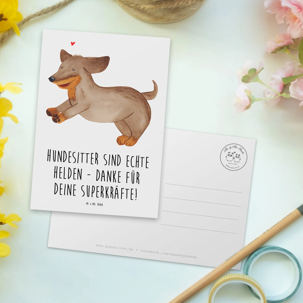 Postkarte Hundesitter Helden Postkarte, Karte, Geschenkkarte, Grußkarte, Einladung, Ansichtskarte, Geburtstagskarte, Einladungskarte, Dankeskarte, Ansichtskarten, Einladung Geburtstag, Einladungskarten Geburtstag