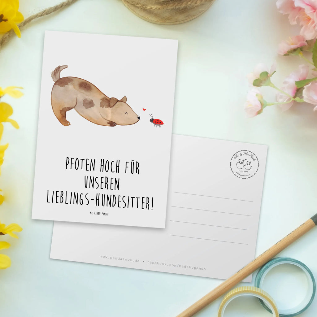 Postkarte Lieblings-Hundesitter Postkarte, Karte, Geschenkkarte, Grußkarte, Einladung, Ansichtskarte, Geburtstagskarte, Einladungskarte, Dankeskarte, Ansichtskarten, Einladung Geburtstag, Einladungskarten Geburtstag