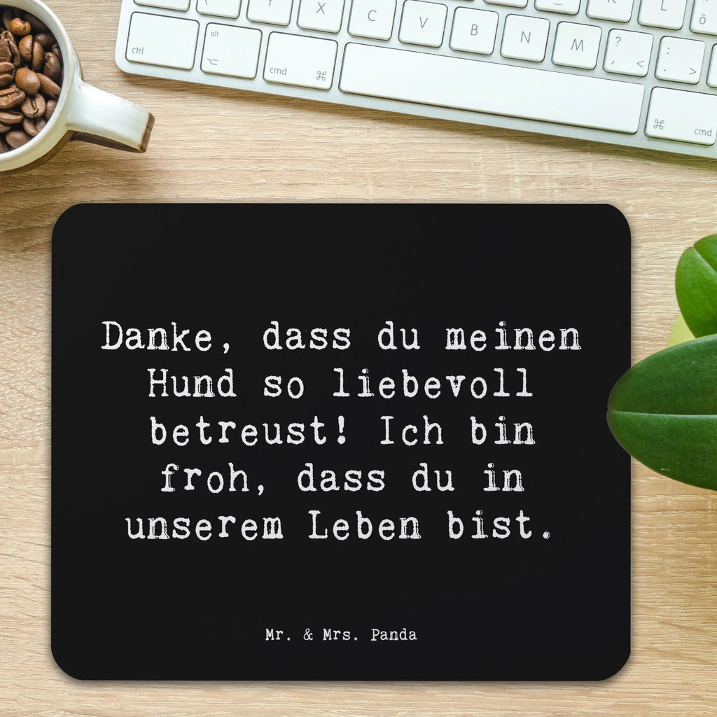 Mauspad Spruch Danke Hundesitter Mousepad, Computer zubehör, Büroausstattung, PC Zubehör, Arbeitszimmer, Mauspad, Einzigartiges Mauspad, Designer Mauspad, Mausunterlage, Mauspad Büro