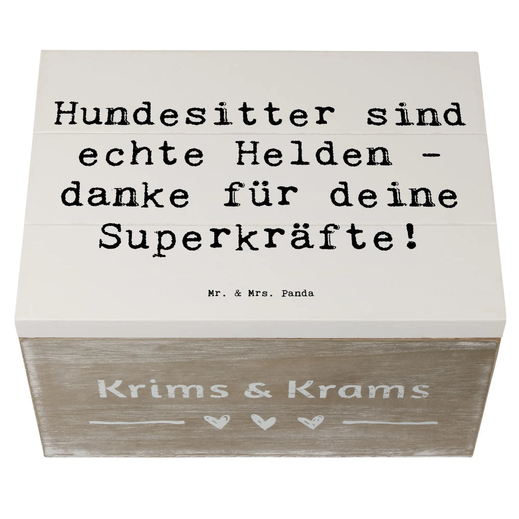 Holzkiste Hundesitter sind echte Helden - danke für deine Superkräfte! Holzkiste, Kiste, Schatzkiste, Truhe, Schatulle, XXL, Erinnerungsbox, Erinnerungskiste, Dekokiste, Aufbewahrungsbox, Geschenkbox, Geschenkdose