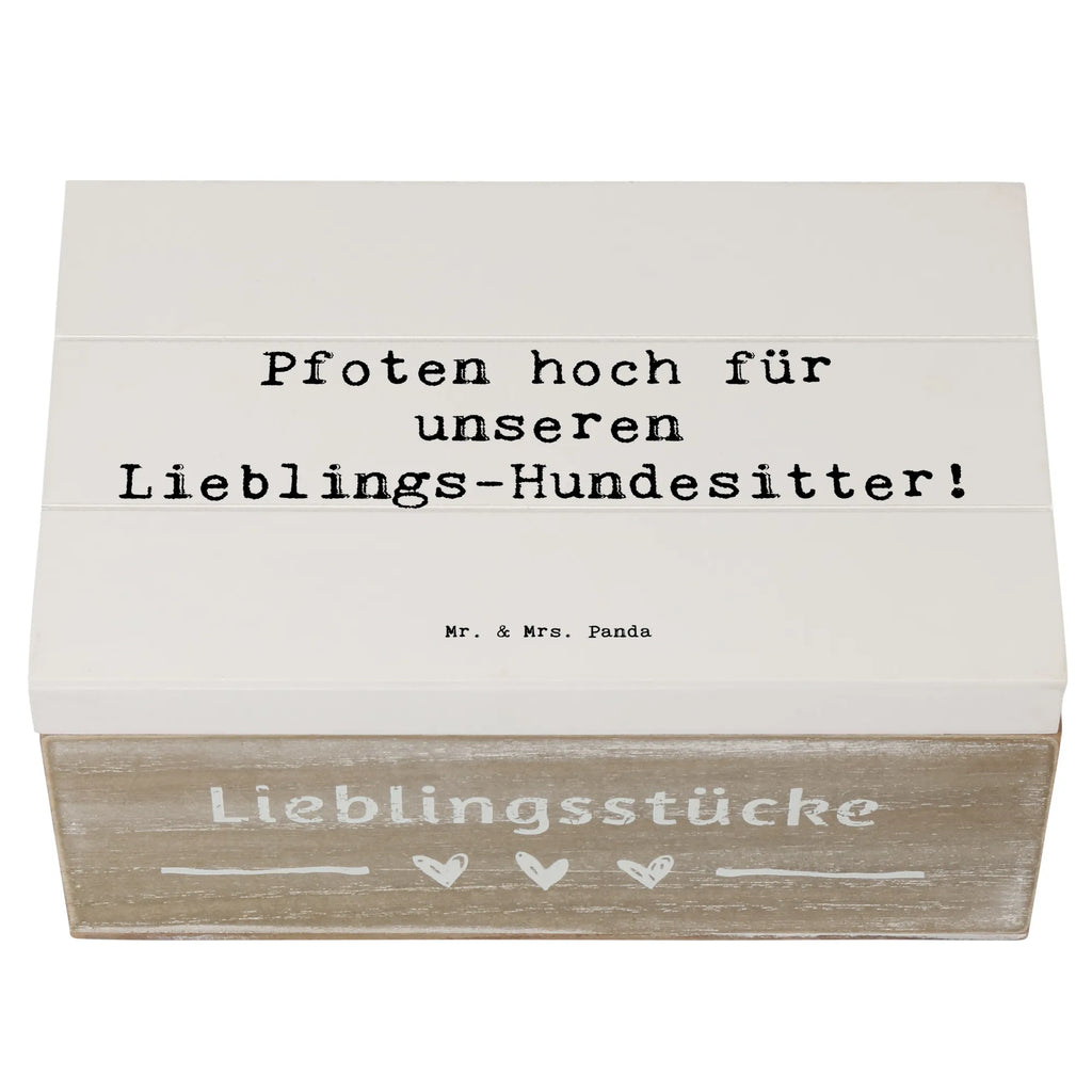 Holzkiste Pfoten hoch für unseren Lieblings-Hundesitter! Holzkiste, Kiste, Schatzkiste, Truhe, Schatulle, XXL, Erinnerungsbox, Erinnerungskiste, Dekokiste, Aufbewahrungsbox, Geschenkbox, Geschenkdose