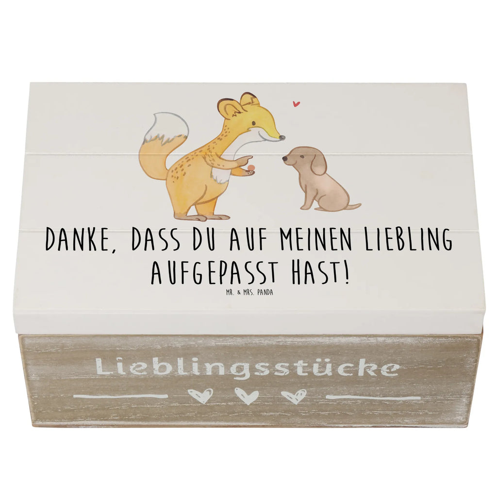 Holzkiste Dank an Hundesitter Holzkiste, Kiste, Schatzkiste, Truhe, Schatulle, XXL, Erinnerungsbox, Erinnerungskiste, Dekokiste, Aufbewahrungsbox, Geschenkbox, Geschenkdose