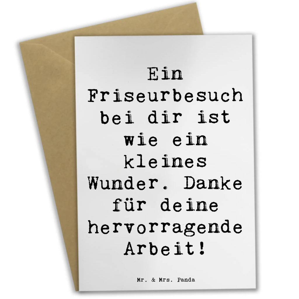 Grußkarte Spruch Friseur Wunder Grußkarte, Klappkarte, Einladungskarte, Glückwunschkarte, Hochzeitskarte, Geburtstagskarte, Karte, Ansichtskarten