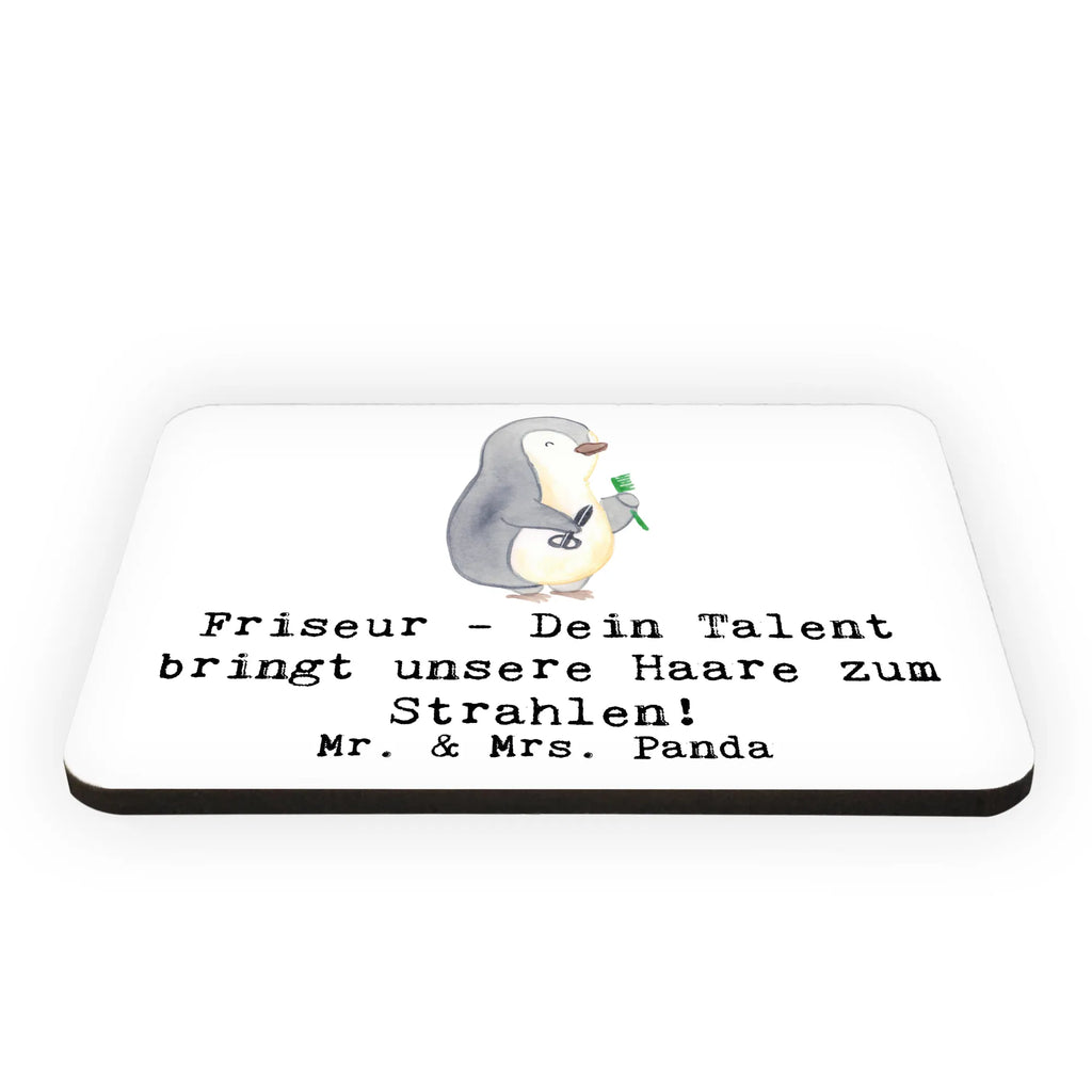 Magnet Friseur - Dein Talent bringt unsere Haare zum Strahlen! Kühlschrankmagnet, Pinnwandmagnet, Souvenir Magnet, Motivmagnete, Dekomagnet, Whiteboard Magnet, Notiz Magnet, Kühlschrank Dekoration