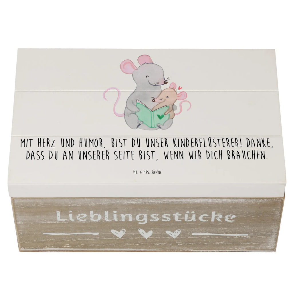 Holzkiste Baby-Sitter Engelflüsterer Holzkiste, Kiste, Schatzkiste, Truhe, Schatulle, XXL, Erinnerungsbox, Erinnerungskiste, Dekokiste, Aufbewahrungsbox, Geschenkbox, Geschenkdose