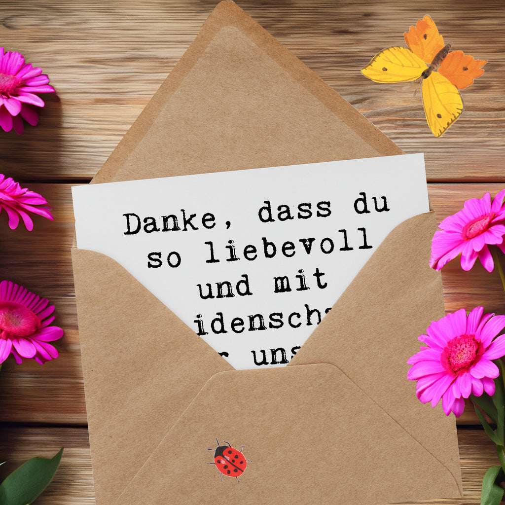 Deluxe Karte Danke, dass du so liebevoll und mit Leidenschaft für unsere Pflanzen sorgst, lieber Gärtner! Karte, Grußkarte, Klappkarte, Einladungskarte, Glückwunschkarte, Hochzeitskarte, Geburtstagskarte, Hochwertige Grußkarte, Hochwertige Klappkarte