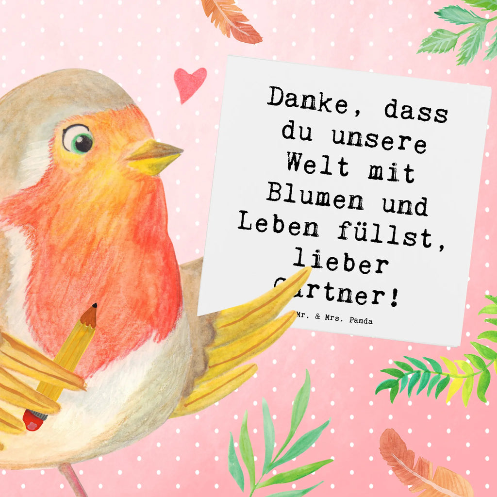 Deluxe Karte Spruch Gärtner Dankeschön Karte, Grußkarte, Klappkarte, Einladungskarte, Glückwunschkarte, Hochzeitskarte, Geburtstagskarte, Hochwertige Grußkarte, Hochwertige Klappkarte