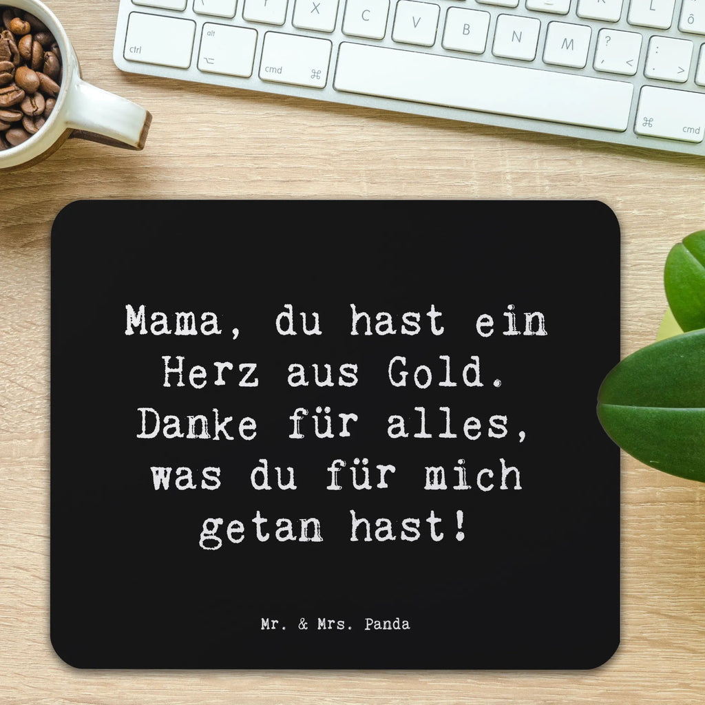 Mauspad Spruch Mama Herz Gold Mousepad, Computer zubehör, Büroausstattung, PC Zubehör, Arbeitszimmer, Mauspad, Einzigartiges Mauspad, Designer Mauspad, Mausunterlage, Mauspad Büro