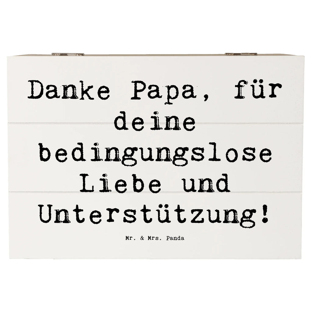 Holzkiste Danke Papa, für deine bedingungslose Liebe und Unterstützung! Holzkiste, Kiste, Schatzkiste, Truhe, Schatulle, XXL, Erinnerungsbox, Erinnerungskiste, Dekokiste, Aufbewahrungsbox, Geschenkbox, Geschenkdose