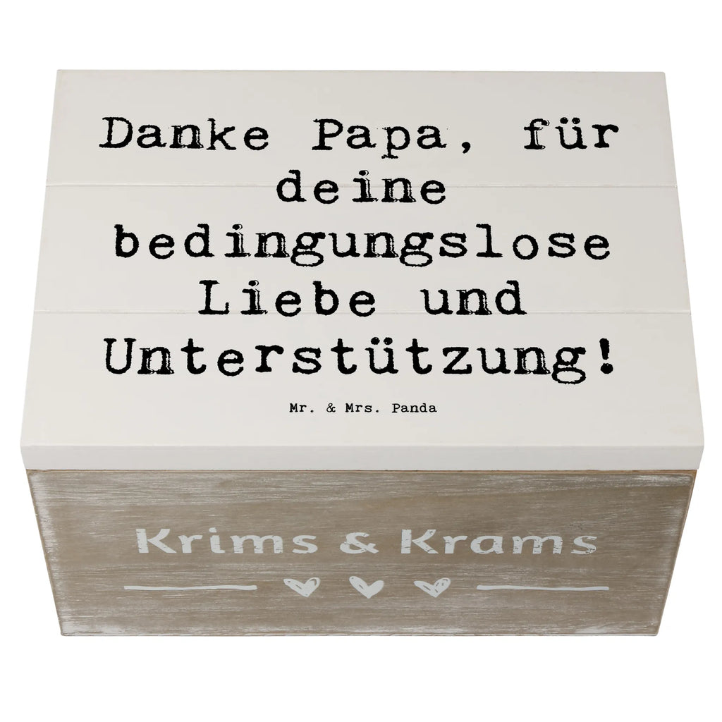 Holzkiste Danke Papa, für deine bedingungslose Liebe und Unterstützung! Holzkiste, Kiste, Schatzkiste, Truhe, Schatulle, XXL, Erinnerungsbox, Erinnerungskiste, Dekokiste, Aufbewahrungsbox, Geschenkbox, Geschenkdose