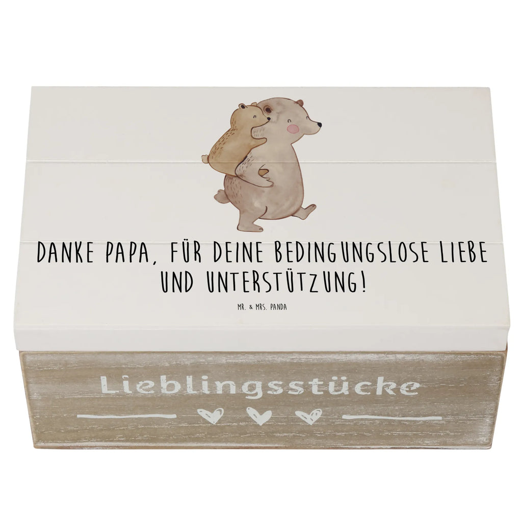 Holzkiste Danke Papa Holzkiste, Kiste, Schatzkiste, Truhe, Schatulle, XXL, Erinnerungsbox, Erinnerungskiste, Dekokiste, Aufbewahrungsbox, Geschenkbox, Geschenkdose