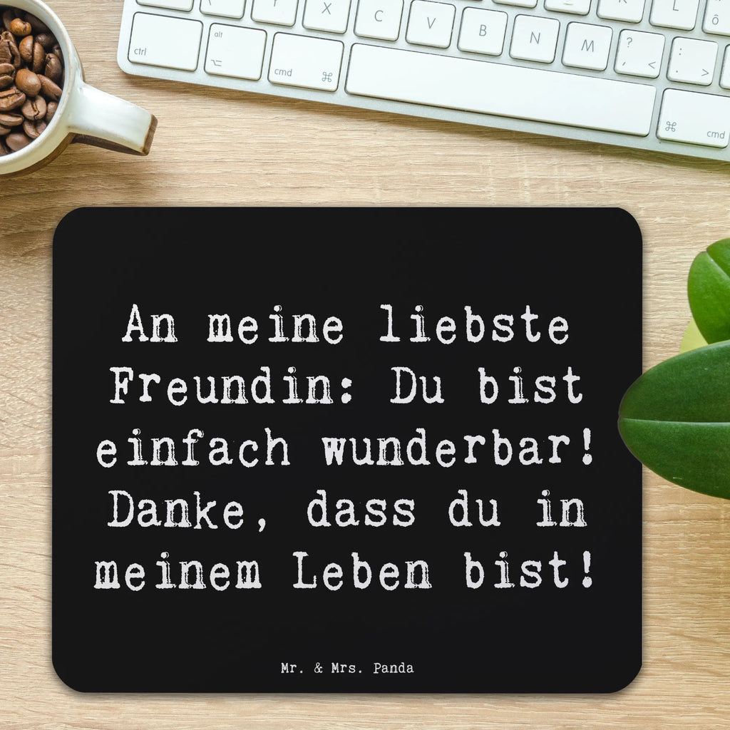 Mauspad Spruch Liebste Freundin Mousepad, Computer zubehör, Büroausstattung, PC Zubehör, Arbeitszimmer, Mauspad, Einzigartiges Mauspad, Designer Mauspad, Mausunterlage, Mauspad Büro