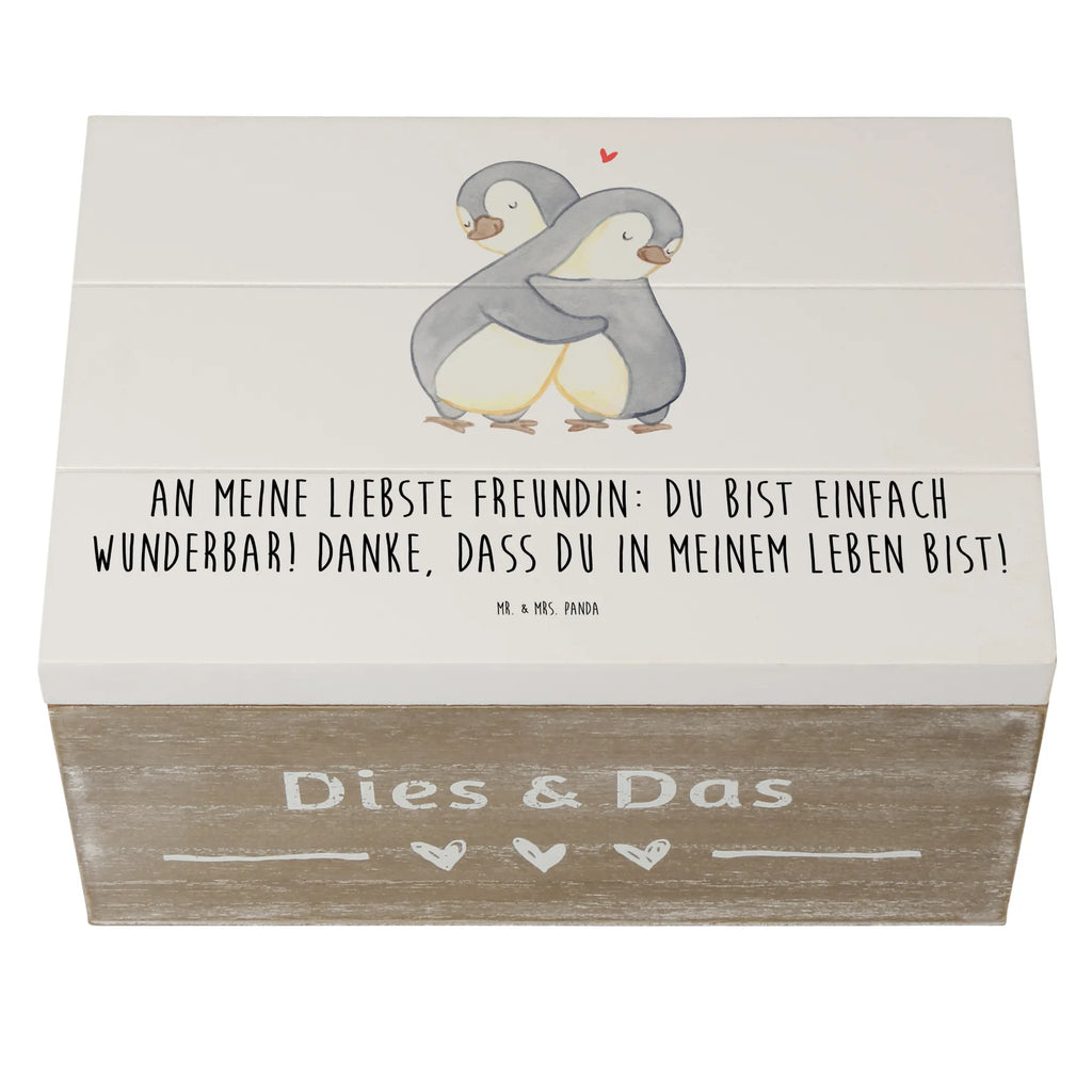 Holzkiste Liebste Freundin Holzkiste, Kiste, Schatzkiste, Truhe, Schatulle, XXL, Erinnerungsbox, Erinnerungskiste, Dekokiste, Aufbewahrungsbox, Geschenkbox, Geschenkdose