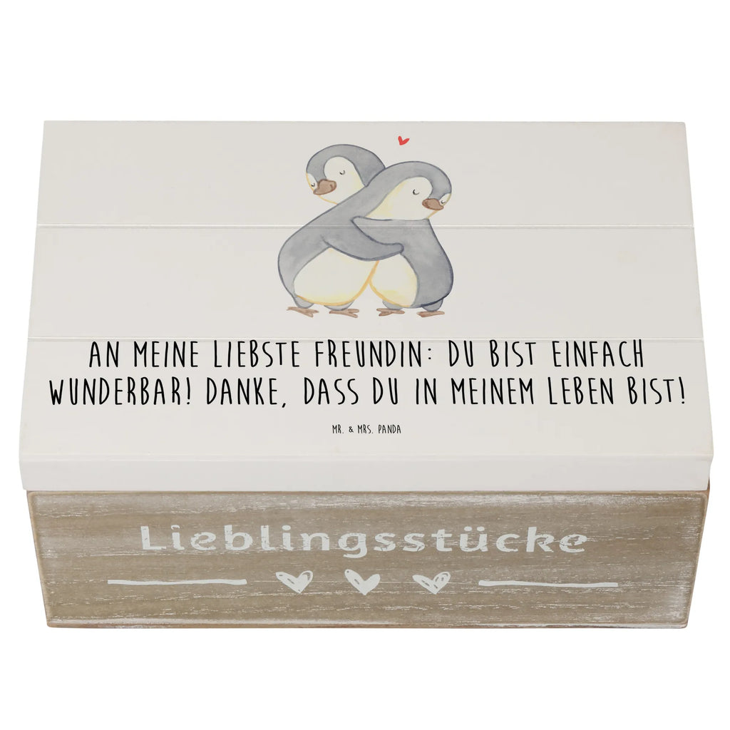 Holzkiste Liebste Freundin Holzkiste, Kiste, Schatzkiste, Truhe, Schatulle, XXL, Erinnerungsbox, Erinnerungskiste, Dekokiste, Aufbewahrungsbox, Geschenkbox, Geschenkdose