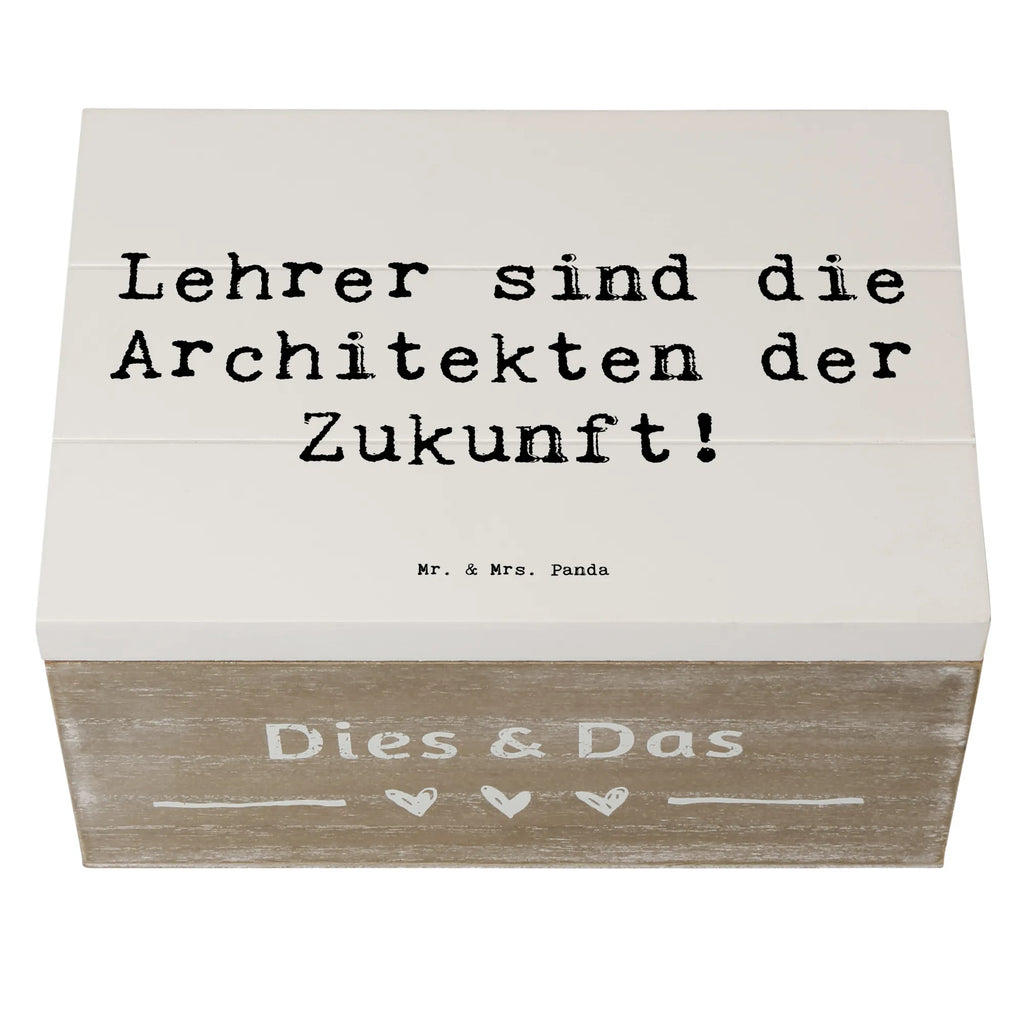 Holzkiste Lehrer sind die Architekten der Zukunft! Holzkiste, Kiste, Schatzkiste, Truhe, Schatulle, XXL, Erinnerungsbox, Erinnerungskiste, Dekokiste, Aufbewahrungsbox, Geschenkbox, Geschenkdose