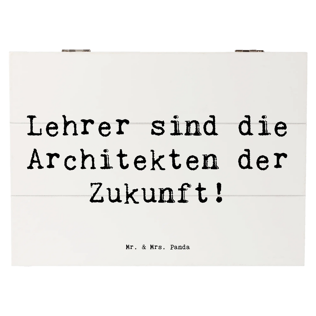 Holzkiste Lehrer sind die Architekten der Zukunft! Holzkiste, Kiste, Schatzkiste, Truhe, Schatulle, XXL, Erinnerungsbox, Erinnerungskiste, Dekokiste, Aufbewahrungsbox, Geschenkbox, Geschenkdose