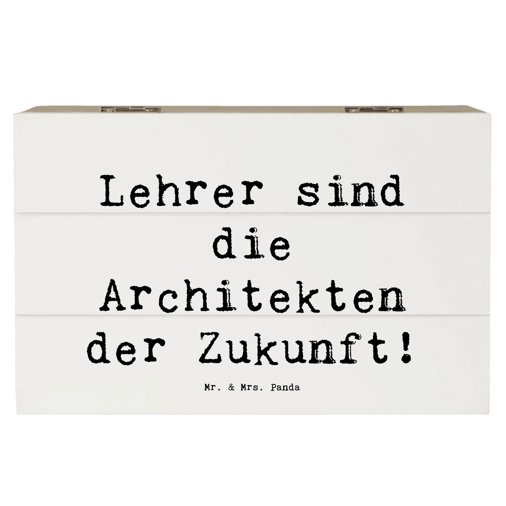 Holzkiste Lehrer sind die Architekten der Zukunft! Holzkiste, Kiste, Schatzkiste, Truhe, Schatulle, XXL, Erinnerungsbox, Erinnerungskiste, Dekokiste, Aufbewahrungsbox, Geschenkbox, Geschenkdose