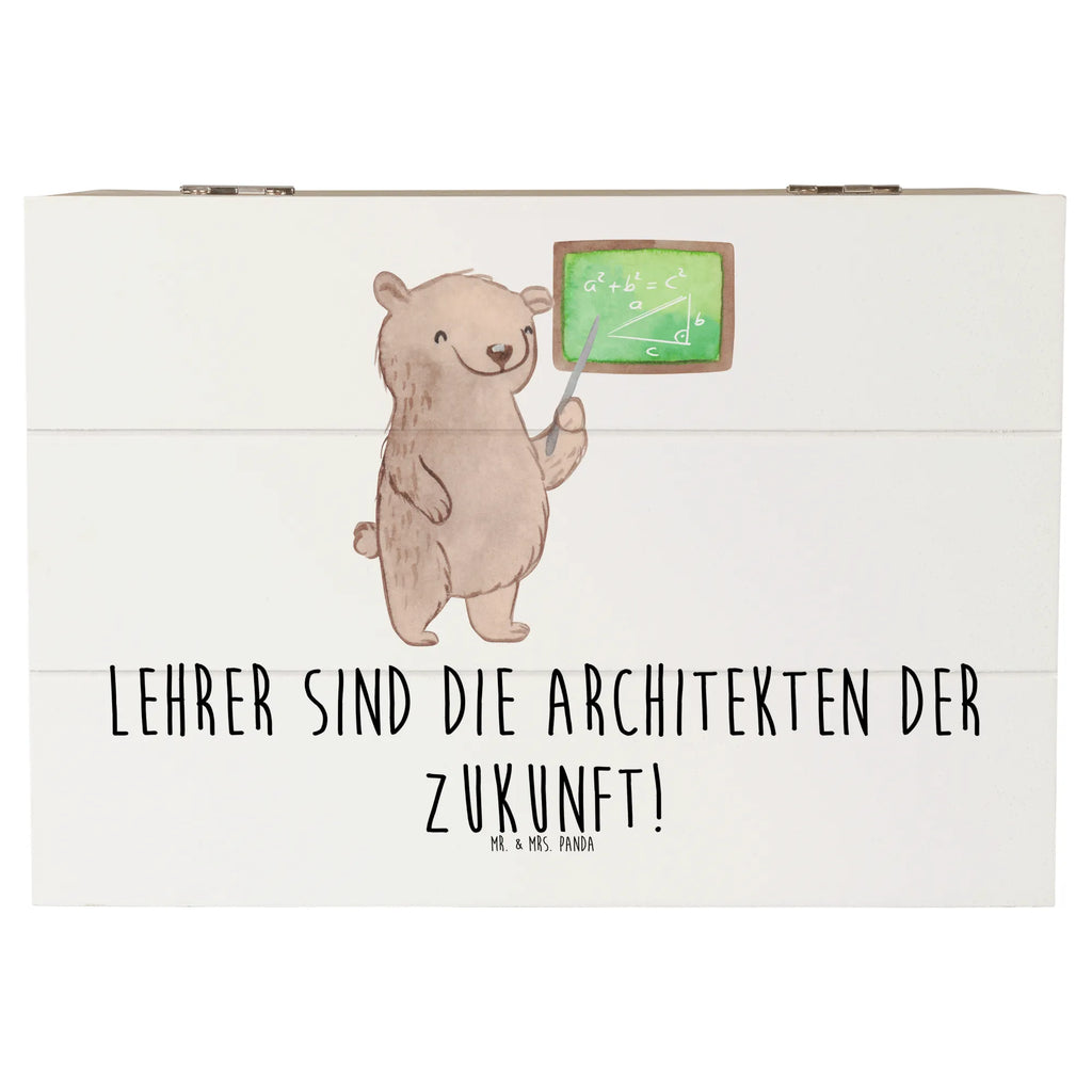 Holzkiste Lehrer Zukunftsarchitekten Holzkiste, Kiste, Schatzkiste, Truhe, Schatulle, XXL, Erinnerungsbox, Erinnerungskiste, Dekokiste, Aufbewahrungsbox, Geschenkbox, Geschenkdose