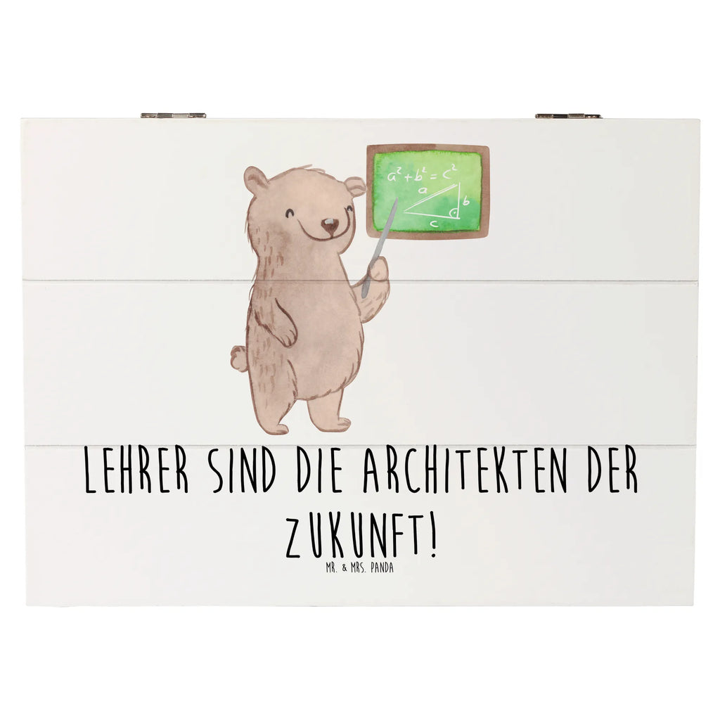 Holzkiste Lehrer Zukunftsarchitekten Holzkiste, Kiste, Schatzkiste, Truhe, Schatulle, XXL, Erinnerungsbox, Erinnerungskiste, Dekokiste, Aufbewahrungsbox, Geschenkbox, Geschenkdose