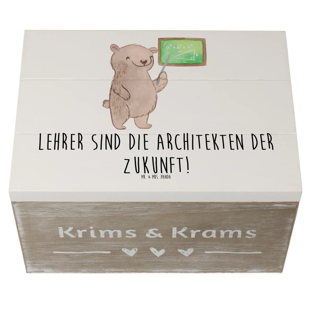 Holzkiste Lehrer Zukunftsarchitekten Holzkiste, Kiste, Schatzkiste, Truhe, Schatulle, XXL, Erinnerungsbox, Erinnerungskiste, Dekokiste, Aufbewahrungsbox, Geschenkbox, Geschenkdose