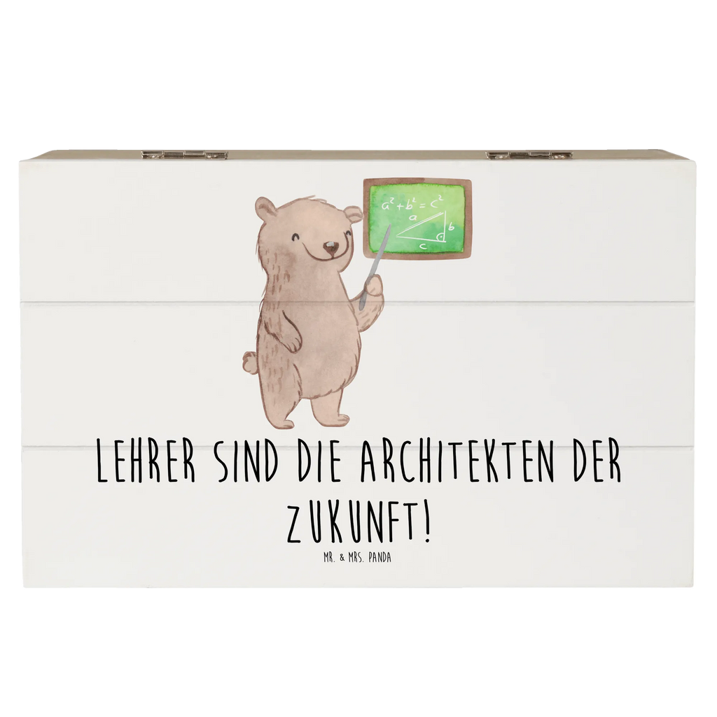 Holzkiste Lehrer Zukunftsarchitekten Holzkiste, Kiste, Schatzkiste, Truhe, Schatulle, XXL, Erinnerungsbox, Erinnerungskiste, Dekokiste, Aufbewahrungsbox, Geschenkbox, Geschenkdose