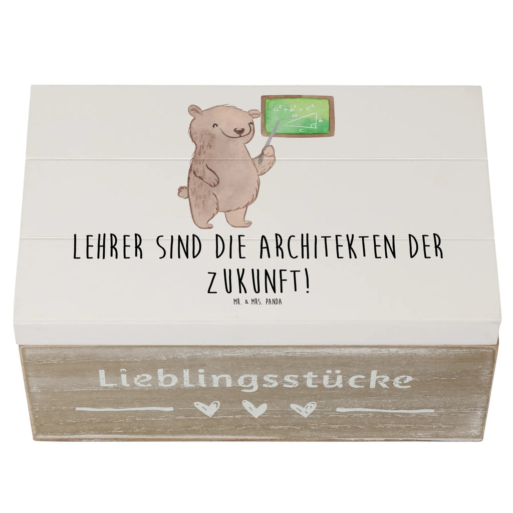 Holzkiste Lehrer Zukunftsarchitekten Holzkiste, Kiste, Schatzkiste, Truhe, Schatulle, XXL, Erinnerungsbox, Erinnerungskiste, Dekokiste, Aufbewahrungsbox, Geschenkbox, Geschenkdose