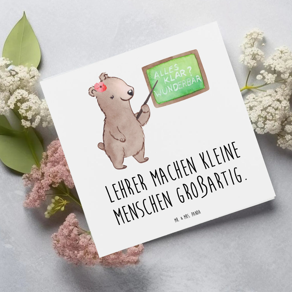 Deluxe Karte Lehrer Großartig Karte, Grußkarte, Klappkarte, Einladungskarte, Glückwunschkarte, Hochzeitskarte, Geburtstagskarte, Hochwertige Grußkarte, Hochwertige Klappkarte