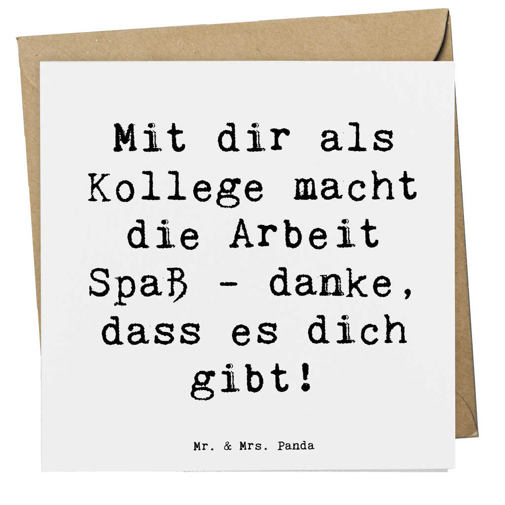 Deluxe Karte Spruch Kollege Freude Karte, Grußkarte, Klappkarte, Einladungskarte, Glückwunschkarte, Hochzeitskarte, Geburtstagskarte, Hochwertige Grußkarte, Hochwertige Klappkarte