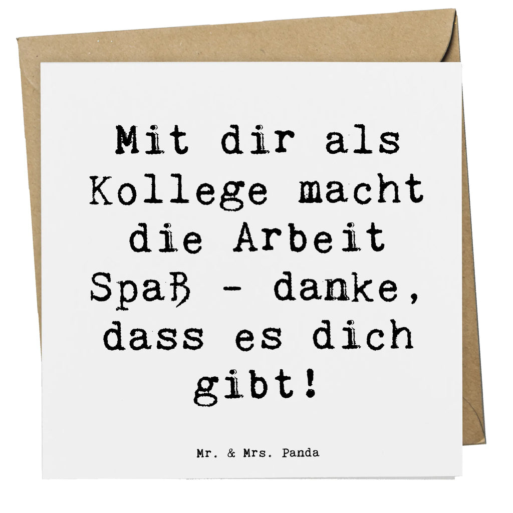 Deluxe Karte Spruch Kollege Freude Karte, Grußkarte, Klappkarte, Einladungskarte, Glückwunschkarte, Hochzeitskarte, Geburtstagskarte, Hochwertige Grußkarte, Hochwertige Klappkarte