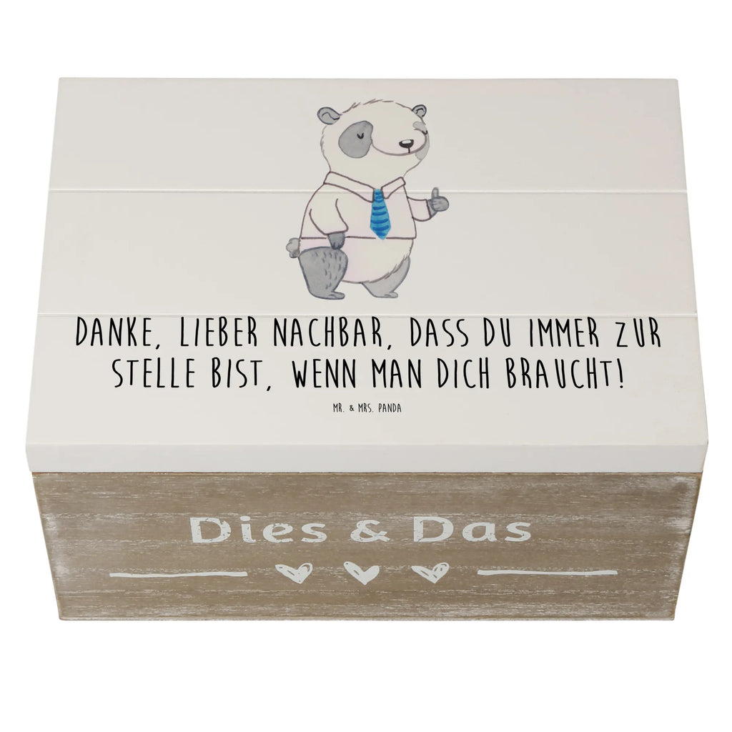 Holzkiste Danke Nachbar Holzkiste, Kiste, Schatzkiste, Truhe, Schatulle, XXL, Erinnerungsbox, Erinnerungskiste, Dekokiste, Aufbewahrungsbox, Geschenkbox, Geschenkdose