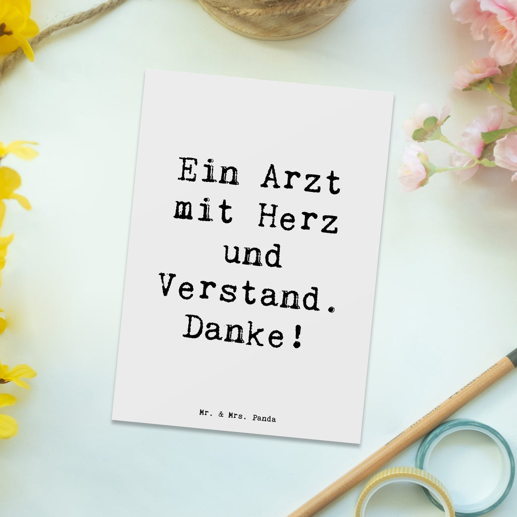 Postkarte Spruch Arzt mit Herz Postkarte, Karte, Geschenkkarte, Grußkarte, Einladung, Ansichtskarte, Geburtstagskarte, Einladungskarte, Dankeskarte, Ansichtskarten, Einladung Geburtstag, Einladungskarten Geburtstag