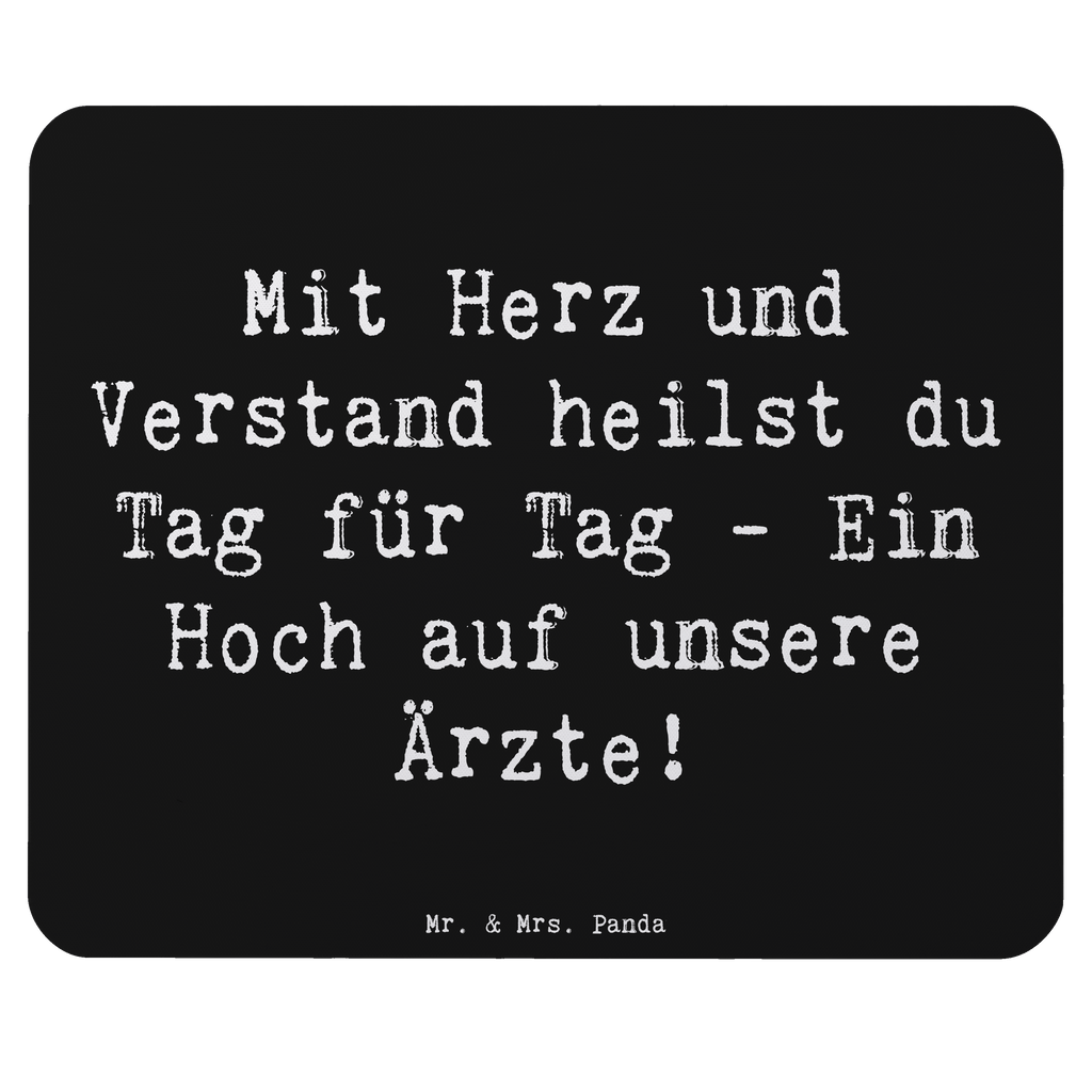 Mauspad Spruch Arzt Herz Verstand Mousepad, Computer zubehör, Büroausstattung, PC Zubehör, Arbeitszimmer, Mauspad, Einzigartiges Mauspad, Designer Mauspad, Mausunterlage, Mauspad Büro