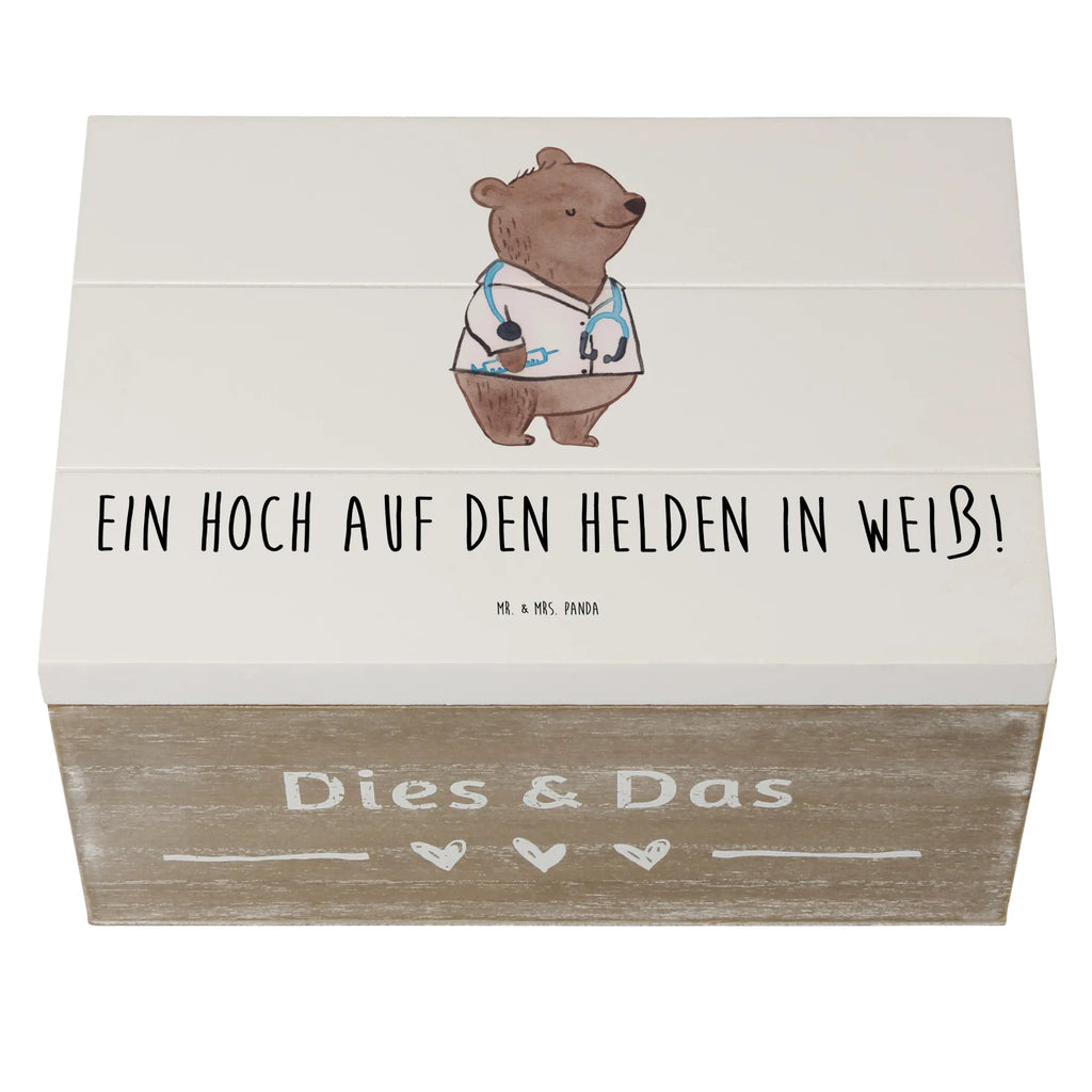 Holzkiste Arzt Held Holzkiste, Kiste, Schatzkiste, Truhe, Schatulle, XXL, Erinnerungsbox, Erinnerungskiste, Dekokiste, Aufbewahrungsbox, Geschenkbox, Geschenkdose