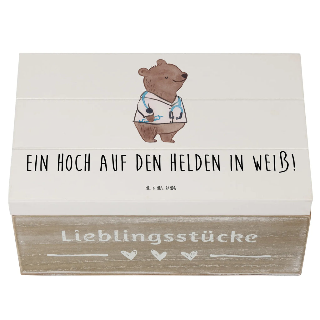 Holzkiste Arzt Held Holzkiste, Kiste, Schatzkiste, Truhe, Schatulle, XXL, Erinnerungsbox, Erinnerungskiste, Dekokiste, Aufbewahrungsbox, Geschenkbox, Geschenkdose