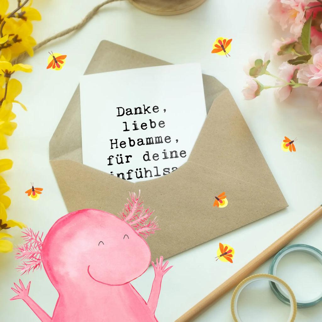 Grußkarte Spruch Liebe Hebamme Grußkarte, Klappkarte, Einladungskarte, Glückwunschkarte, Hochzeitskarte, Geburtstagskarte, Karte, Ansichtskarten