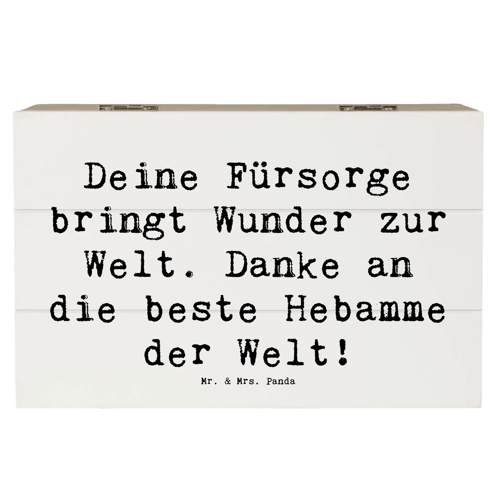 Holzkiste Deine Fürsorge bringt Wunder zur Welt. Danke an die beste Hebamme der Welt! Holzkiste, Kiste, Schatzkiste, Truhe, Schatulle, XXL, Erinnerungsbox, Erinnerungskiste, Dekokiste, Aufbewahrungsbox, Geschenkbox, Geschenkdose