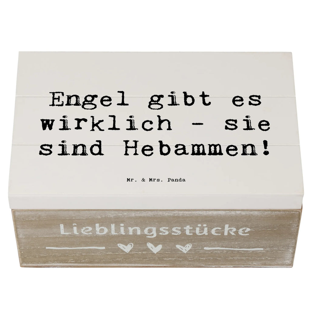 Holzkiste Engel gibt es wirklich - sie sind Hebammen! Holzkiste, Kiste, Schatzkiste, Truhe, Schatulle, XXL, Erinnerungsbox, Erinnerungskiste, Dekokiste, Aufbewahrungsbox, Geschenkbox, Geschenkdose