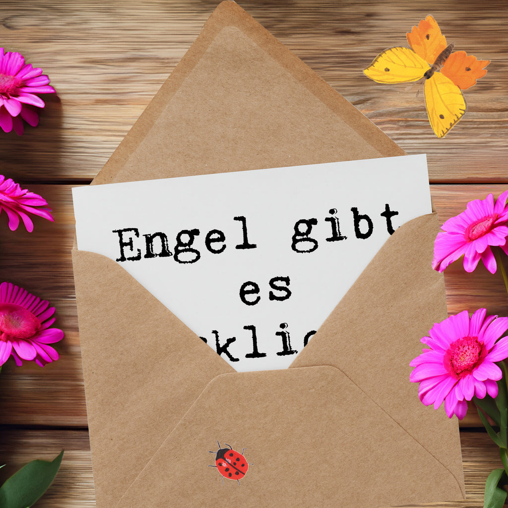 Deluxe Karte Spruch Hebamme Engel Karte, Grußkarte, Klappkarte, Einladungskarte, Glückwunschkarte, Hochzeitskarte, Geburtstagskarte, Hochwertige Grußkarte, Hochwertige Klappkarte