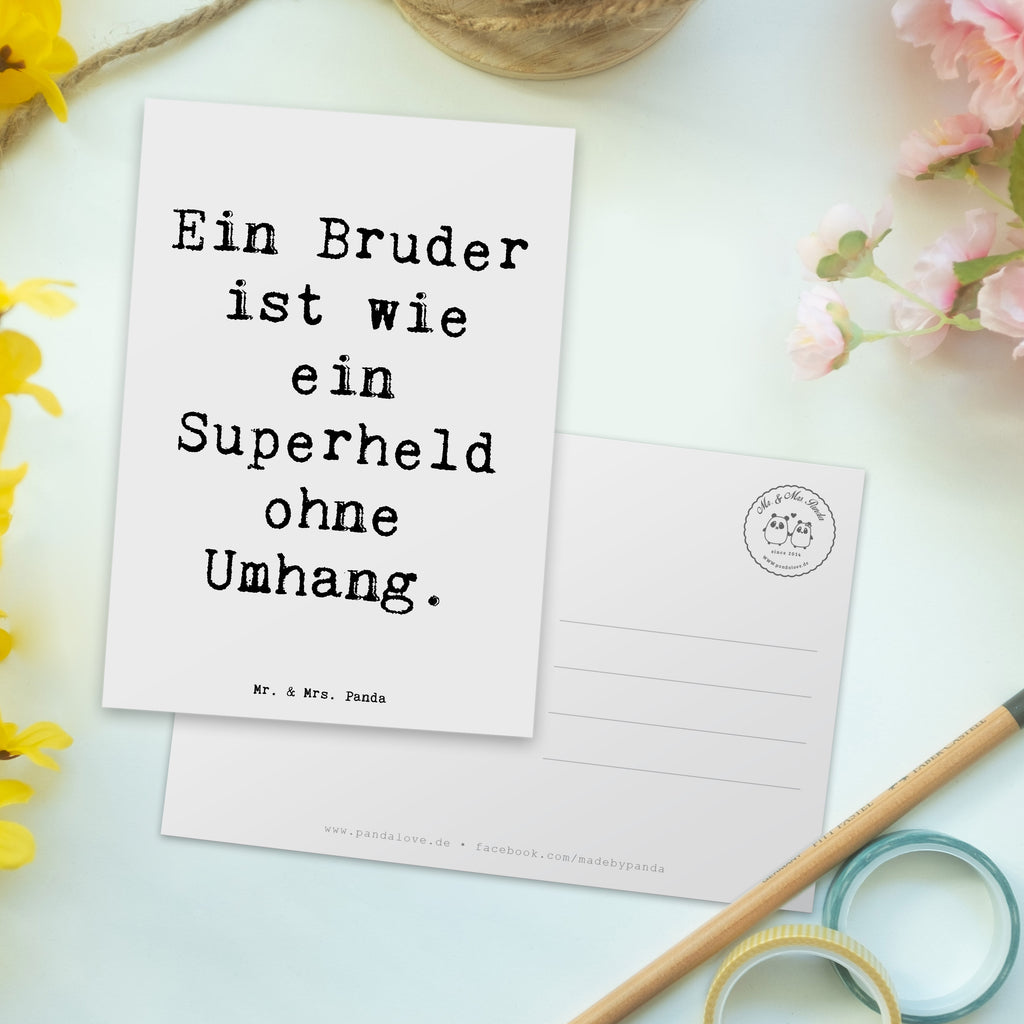 Postkarte Spruch Bruder Superheld Postkarte, Karte, Geschenkkarte, Grußkarte, Einladung, Ansichtskarte, Geburtstagskarte, Einladungskarte, Dankeskarte, Ansichtskarten, Einladung Geburtstag, Einladungskarten Geburtstag