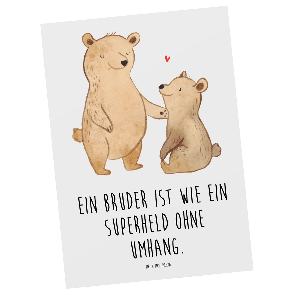 Postkarte Bruder Superheld Postkarte, Karte, Geschenkkarte, Grußkarte, Einladung, Ansichtskarte, Geburtstagskarte, Einladungskarte, Dankeskarte, Ansichtskarten, Einladung Geburtstag, Einladungskarten Geburtstag