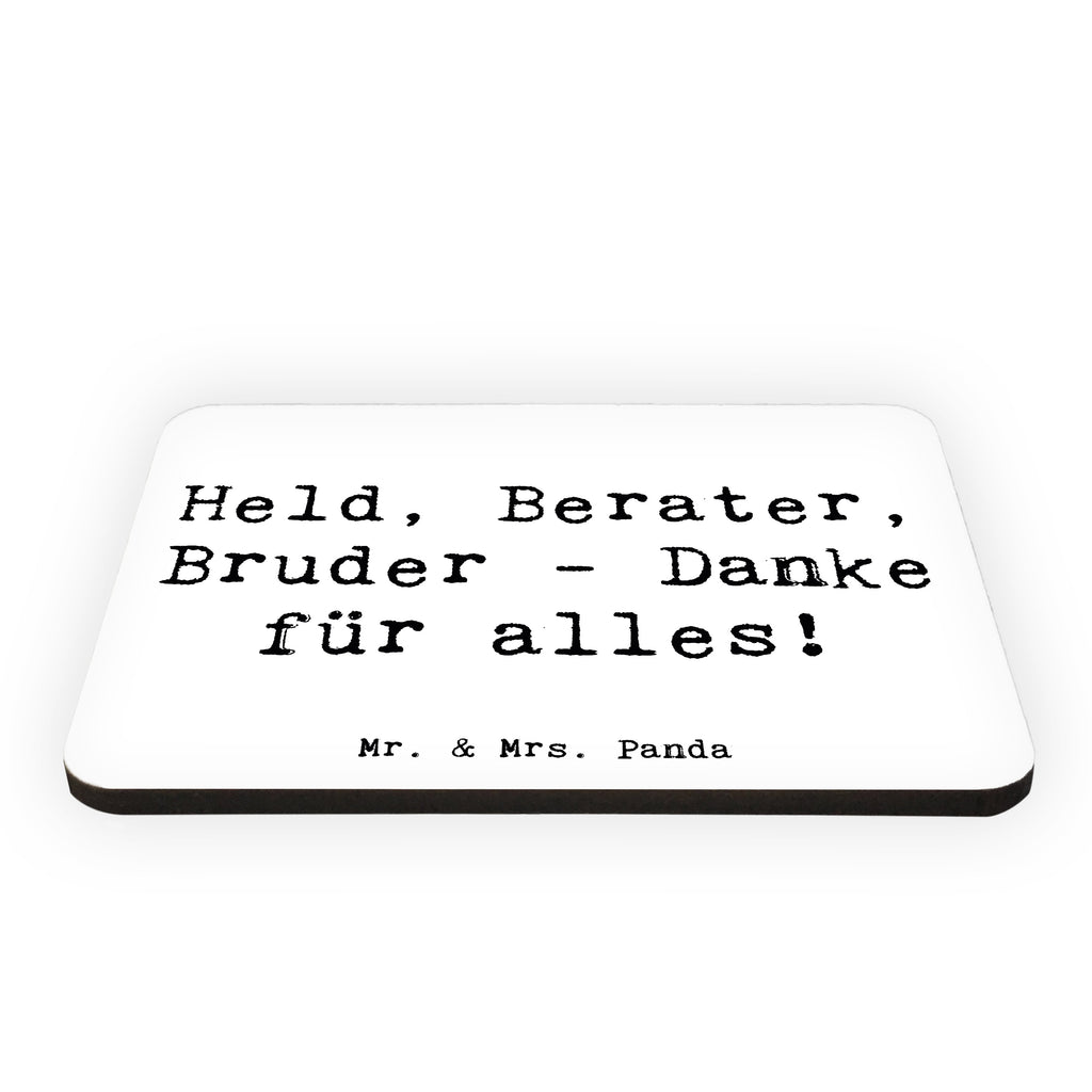 Magnet Held, Berater, Bruder - Danke für alles! Kühlschrankmagnet, Pinnwandmagnet, Souvenir Magnet, Motivmagnete, Dekomagnet, Whiteboard Magnet, Notiz Magnet, Kühlschrank Dekoration