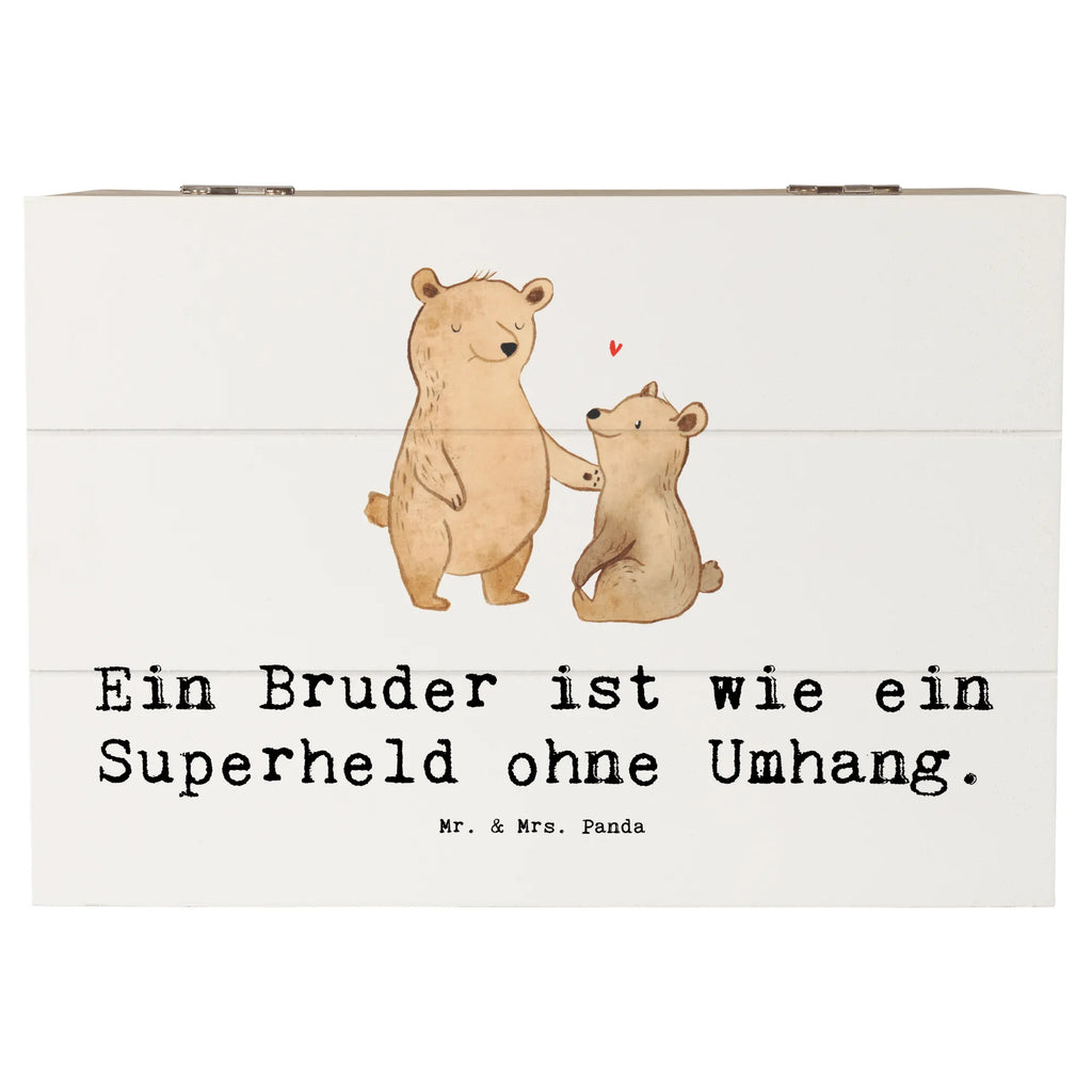 Holzkiste Spruch Bruder Superheld Holzkiste, Kiste, Schatzkiste, Truhe, Schatulle, XXL, Erinnerungsbox, Erinnerungskiste, Dekokiste, Aufbewahrungsbox, Geschenkbox, Geschenkdose