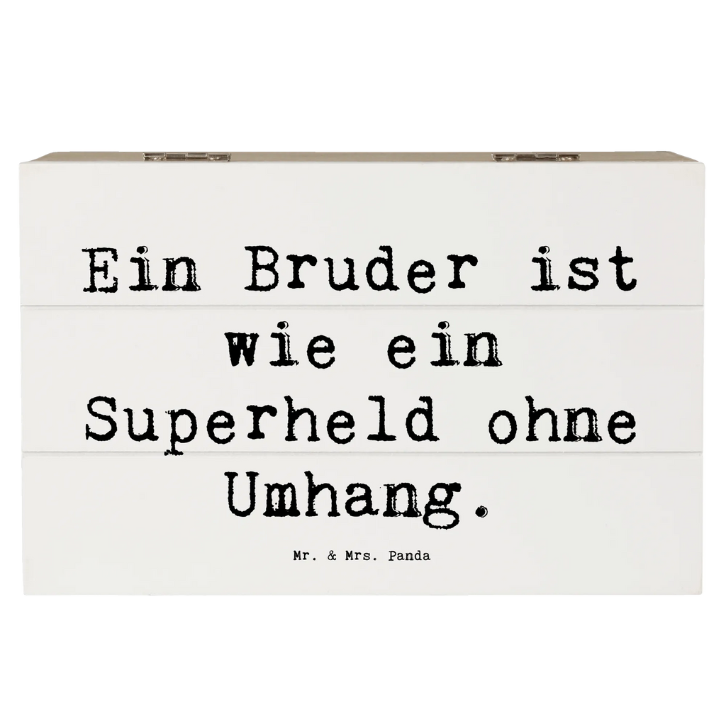 Holzkiste Spruch Bruder Superheld Holzkiste, Kiste, Schatzkiste, Truhe, Schatulle, XXL, Erinnerungsbox, Erinnerungskiste, Dekokiste, Aufbewahrungsbox, Geschenkbox, Geschenkdose