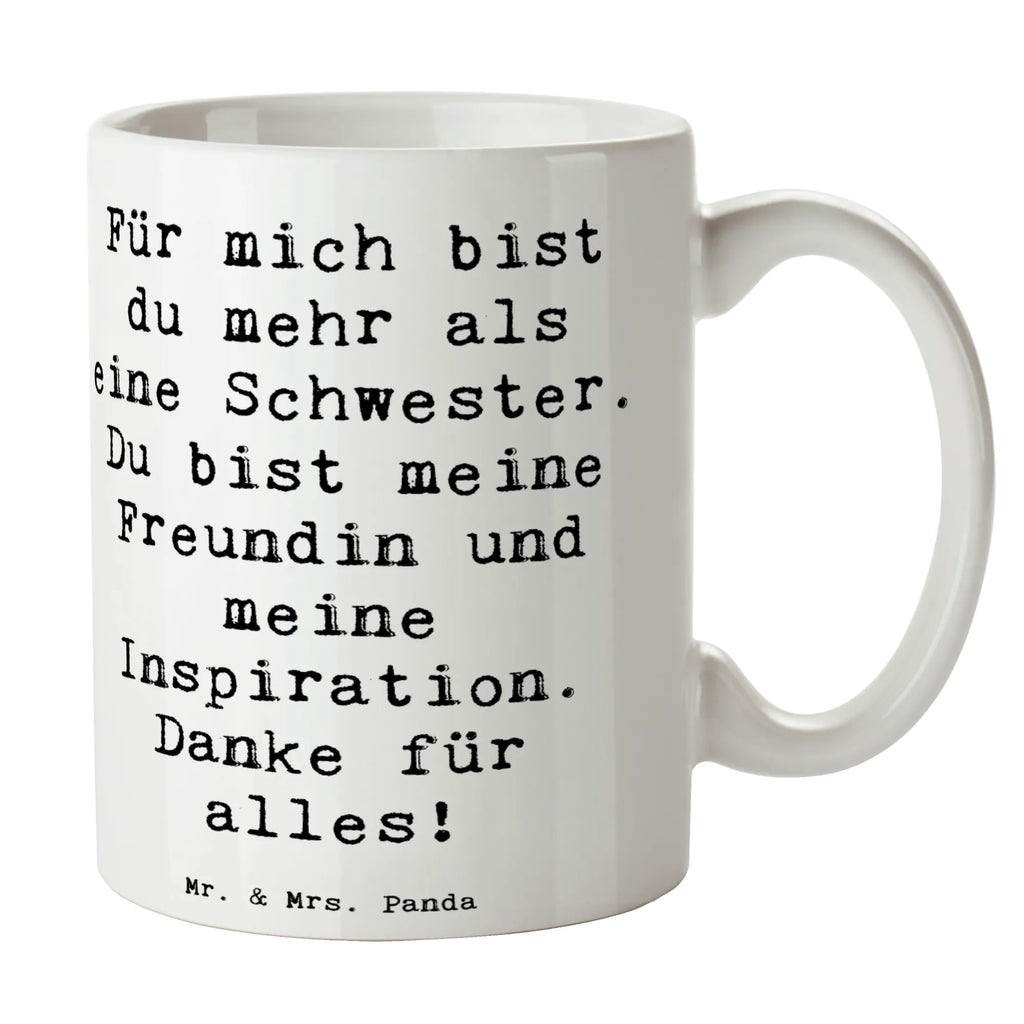 Tasse Spruch Meine Schwester Tasse, Kaffeetasse, Teetasse, Becher, Kaffeebecher, Teebecher, Keramiktasse, Porzellantasse, Büro Tasse, Geschenk Tasse, Tasse Sprüche, Tasse Motive, Kaffeetassen, Tasse bedrucken, Designer Tasse, Cappuccino Tassen, Schöne Teetassen