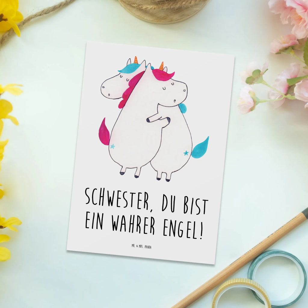 Postkarte Schwester Engel Postkarte, Karte, Geschenkkarte, Grußkarte, Einladung, Ansichtskarte, Geburtstagskarte, Einladungskarte, Dankeskarte, Ansichtskarten, Einladung Geburtstag, Einladungskarten Geburtstag