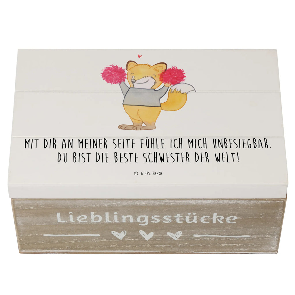 Holzkiste Beste Schwester Holzkiste, Kiste, Schatzkiste, Truhe, Schatulle, XXL, Erinnerungsbox, Erinnerungskiste, Dekokiste, Aufbewahrungsbox, Geschenkbox, Geschenkdose